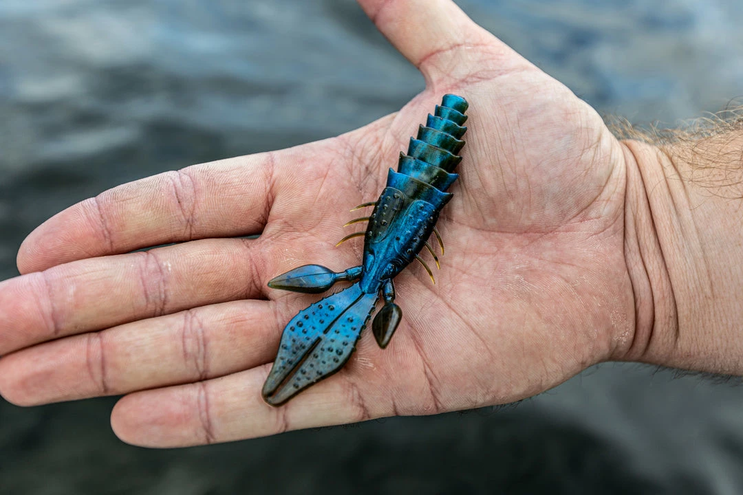 6th Sense Fishing Prawn 4.2 - Green Pumpkin Blue Swirl 4 6th Sense Fishing Prawn 4.2 - Green Pumpkin Blue Swirl