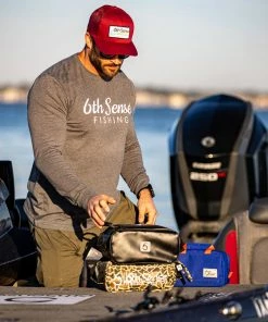 6th Sense Fishing Long Sleeve Tees The Texan - L/S Tee - Heather Metal