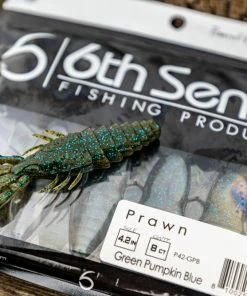 6th Sense Fishing Prawn 4.2 - Green Pumpkin Blue