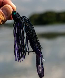 6th Sense Fishing Axle Swinging Swim Jig - BlackLight