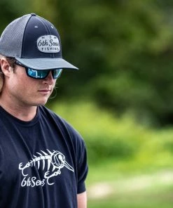 6th Sense Titanium 6 - Fitted - Black/Gray Headwear