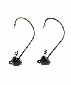6th Sense Fishing Shakey Head - Black Divine Shakey Worm
