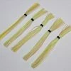 6thSenseFishing Terminal Tackle Silicone Skirt - Bone-Treuse Pearl