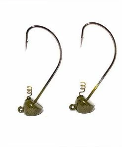 6th Sense Fishing Shakey Head - Green Pumpkin