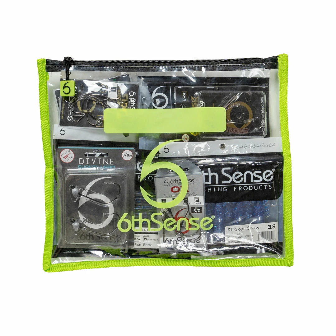 6th Sense Fishing BaitZip Bag - Green 4 6th Sense Fishing BaitZip Bag - Green