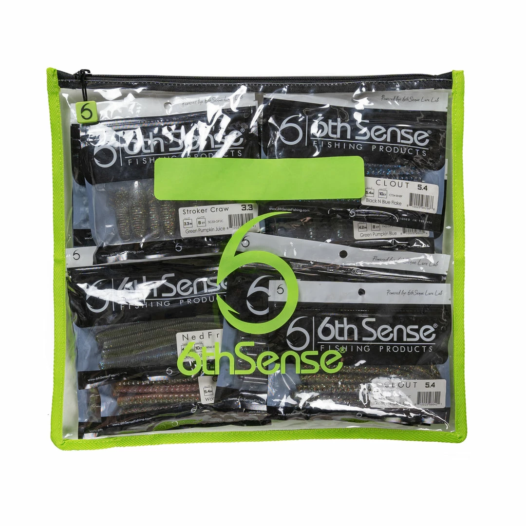 6th Sense Fishing BaitZip Bag - Green 3 6th Sense Fishing BaitZip Bag - Green