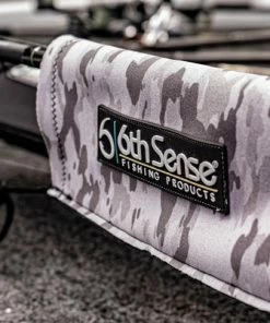 6th Sense Fishing Rod Sleeve - Gray Camo