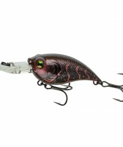 6th Sense Fishing Curve 55 - Black N Red Craw