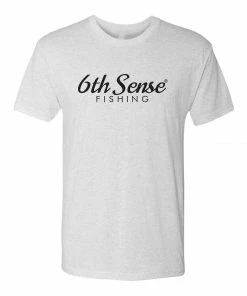 6th Sense Fishing Tee Shirts 6 Bones Tee - Heather White