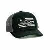 6th Sense Fishing Headwear 6 Flag - Black/Gray 1 6th Sense Fishing Headwear 6 Flag - Black/Gray