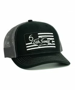 6th Sense Fishing Headwear 6 Flag - Black/Gray