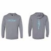 6th Sense Fishing Outerwear 6 Bones - Lightweight Hoodie - Heather Graphite