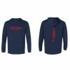 6th Sense Fishing 6 Bones - Lightweight Hoodie - Navy
