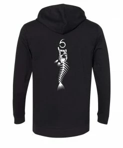 6th Sense Fishing 6 Bones - Lightweight Hoodie - Black 8 6th Sense Fishing 6 Bones - Lightweight Hoodie - Black