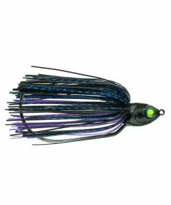 6th Sense Fishing Axle Swinging Swim Jig - BlackLight