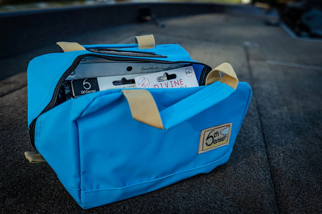 6th Sense Fishing Small Bait Bag - Blue Gear 5 6th Sense Fishing Small Bait Bag - Blue Gear