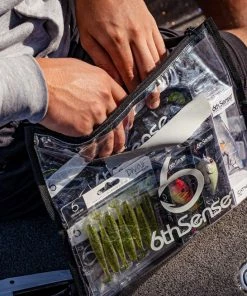 6th Sense Fishing Tackle Storage BaitZip Bag - Black