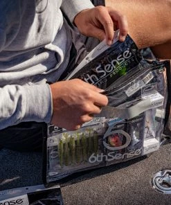 6th Sense Fishing Tackle Storage BaitZip Bag - Black