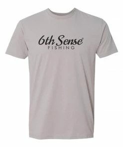6th Sense Fishing Bass Grass Tee - Light Gray Tee Shirts