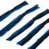 6th Sense Fishing Terminal Tackle Silicone Skirt - BlacknBlue Magic