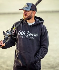 6th Sense Fishing 6 Bones - Hoodie - Black