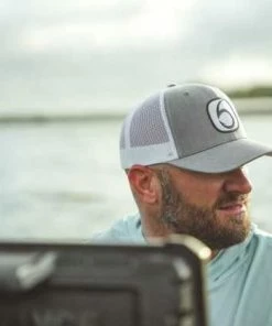 6th Sense Fishing Team 6 - Heather Gray/White