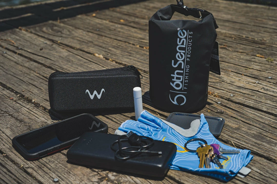 6th Sense Fishing Gear 2L DryBone Bag - Black 5 6th Sense Fishing Gear 2L DryBone Bag - Black