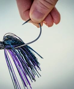 6th Sense Fishing Axle Swinging Swim Jig - BlackLight