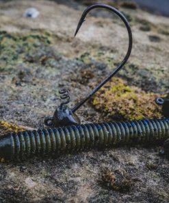 6th Sense Fishing Shakey Head - Black Divine Shakey Worm