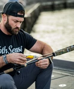 6th Sense Fishing Tee Shirts HayBass Tee - Black