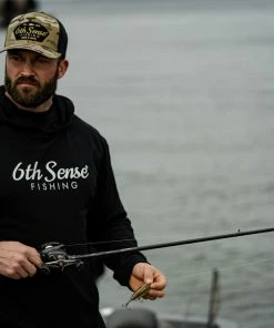 6th Sense Fishing 6 Bones - Lightweight Hoodie - Black 9 6th Sense Fishing 6 Bones - Lightweight Hoodie - Black