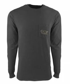6th Sense Fishing Decoy - L/S Tee - Coal