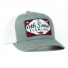 6th Sense Fishing Headwear Faded Feedstore - Heather Gray/White