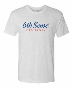 6th Sense Fishing FeedStore Tee - Heather White
