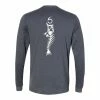 6th Sense Fishing Long Sleeve Tees 6 Bones - L/S Tee - Charcoal