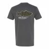 6th Sense Fishing Fish Camo Tee - Heavy Metal