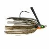 6th Sense Fishing Divine Swim Jig - Green Pumpkin Black Swim Jigs