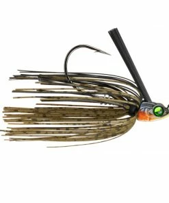 6th Sense Fishing Divine Swim Jig - Green Pumpkin Black Swim Jigs