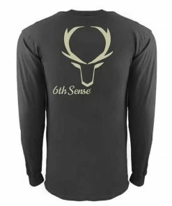 6th Sense Fishing Headhunter - L/S Tee - Coal