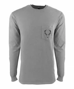 6th Sense Fishing Headhunter - L/S Tee - Pewter