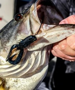 6th Sense Fishing Stroker Craw - Black N Blue Flake Stroker Craw 2.4