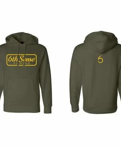 6th Sense Fishing Outerwear Heritage - Hoodie - Army