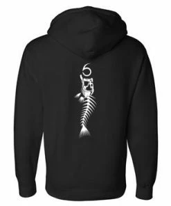 6th Sense Fishing 6 Bones - Hoodie - Black