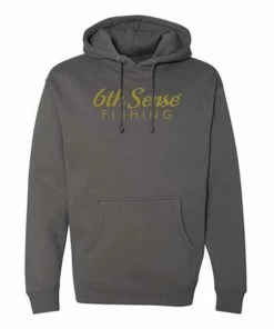 6th Sense Fishing Golden 6 - Hoodie - Charcoal
