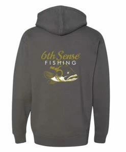 6th Sense Fishing Golden 6 - Hoodie - Charcoal
