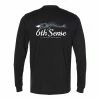 6th Sense Fishing Paranormal - L/S Tee - Black Long Sleeve Tees