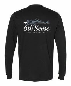 6th Sense Fishing Paranormal - L/S Tee - Black Long Sleeve Tees