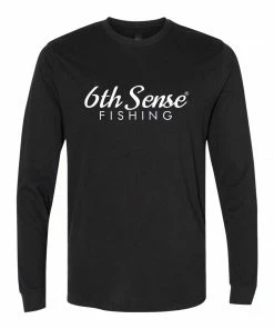 6th Sense Fishing Paranormal - L/S Tee - Black Long Sleeve Tees