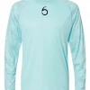 6th Sense Fishing Performance 6 Sunshirt - Aqua Blue Performance Apparel 2 6th Sense Fishing Performance 6 Sunshirt - Aqua Blue Performance Apparel
