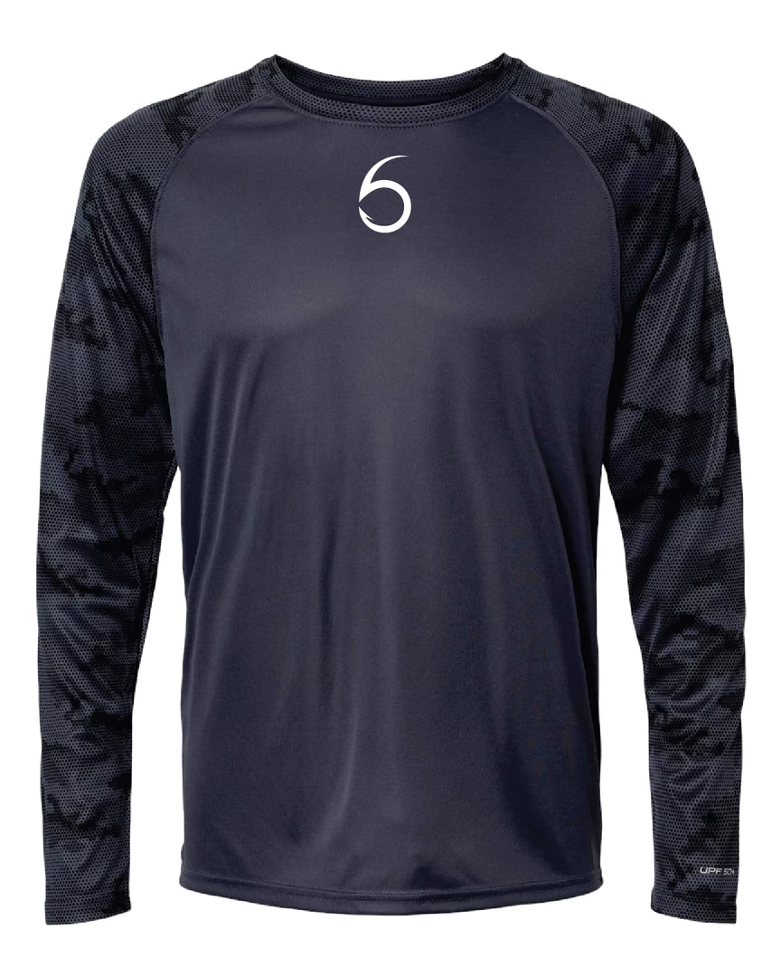 6th Sense Fishing Performance Apparel Performance 6 Sunshirt - Graphite 3 6th Sense Fishing Performance Apparel Performance 6 Sunshirt - Graphite